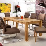 Stół masywny dębowy rozkładany 180x90 cm MONTANA