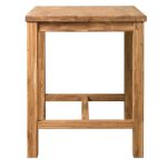 STOLIK BAROWY "IRIS" 80x80xh95 cm, dąb olejowany