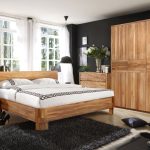 Aranżacja sypialnie LOZANNA łóżko komoda, szafka nocna, dąb olejowany