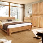 Aranżacja sypialnie LOZANNA łóżko komoda, szafka nocna, dąb olejowany