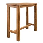 STÓŁ BAROWY "SAHARA" h107 cm. Wykończenie dąb olejowany