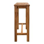 STÓŁ BAROWY "SAHARA" h107 cm. Wykończenie dąb olejowany