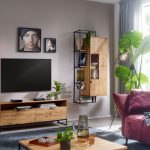 Regał loftowy wąski otwarty 35 cm MANHATTAN