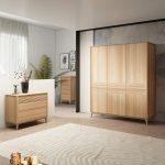 Komoda 3 szuflady dębowa 100 cm SHEFFIELD 3.1