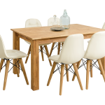 Stół dębowy masywny z litego drewna dębowego 140x90 NEVADA