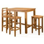 IRIS stół barowy, dąb olejowany