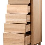 Komoda z szufladami SHEFFIELD 5.1, wosk twardy