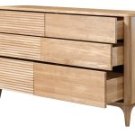 Komoda 6 szuflad, dębowa 140 cm SHEFFIELD 6.2