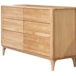 Komoda 6 szuflad, dębowa 140 cm SHEFFIELD 6.2