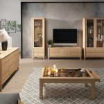 Aranżacja salonu meble Sheffield, wykończenie wosk