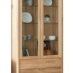 Witryna szeroka 100 cm SHEFFIELD 2, kolor wosk twardy