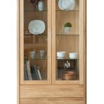 Witryna szeroka 100 cm SHEFFIELD 2, kolor wosk twardy