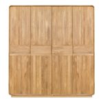 Szafa ALINA 4 drzwiowa, dąb olejowany