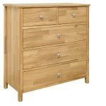 Komoda LAURA z 5 szufladami, wykończenie wosk twardy