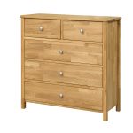 Komoda LAURA z 5 szufladami, wykończenie wosk twardy