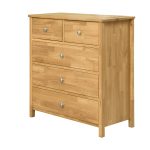 Komoda LAURA z 5 szufladami, wykończenie wosk twardy