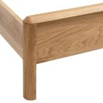 Łóżko SHEFFIELD, wosk, dąb woskowany