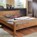 Łóżko dębowe "NEXT" 160x200 cm