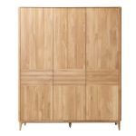 Szafa 3 drzwiowa SHEFFIELD, dąb woskowany