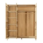 Szafa 3 drzwiowa SHEFFIELD, dąb woskowany