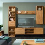 Aranżacja ścianka z mebli SCANDI, dąb olejowany