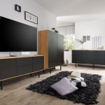 Szafka z szufladą na metalowych nóżkach B&W 2.2.1