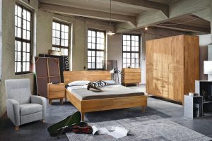 Łóżko dębowe "SCANDI" 160x200 cm