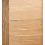 Witryna/barek dębowy z szufladą i szafkami LEROY 04