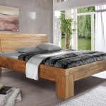 Łóżko dębowe "SARA" 180x200 cm