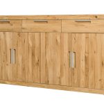 Komoda dębowa szeroka 178 cm LEROY 07