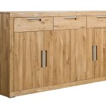 Komoda dębowa szeroka 178 cm LEROY 07