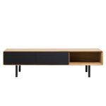 Szafka RTV z szufladami i niszami B&W TV1  3.0.2 nisze z prawej strony