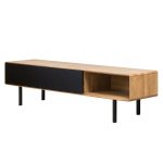 Szafka RTV z szufladami i niszami B&W TV1  3.0.2 nisze z prawej strony