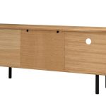 Szafka RTV z szufladami i niszami B&W TV2 3.0.4 nisze z lewej strony