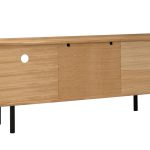 Szafka RTV z szufladami i niszami B&W TV2 3.0.4 nisze z prawej strony