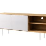 Szafka RTV z 4 szafkami i niszami B&W TV2 3.2.0 nisze z prawej strony