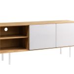 Szafka RTV z 4 szafkami i niszami B&W TV2 3.2.0 nisze z lewej strony