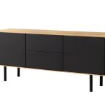 Szafka RTV z szufladami i szafkami B&W TV2  3.2.2