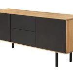 Szafka RTV z szufladami i szafkami B&W TV2  3.2.2