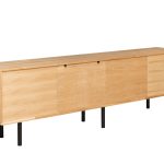 Szafka RTV z szufladami i niszami B&W TV2 4.0.6 nisze z lewej strony