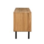 Szafka RTV z szufladami i niszami B&W TV2 4.0.6 nisze z lewej strony