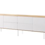 Szafka RTV z szufladami i szafkami B&W TV2  4.2.4