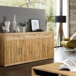 Komoda dębowa szeroka 178 cm LEROY 07