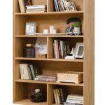 Aranżacja regał B&W 2 (dąb, wosk), nóżki czarne