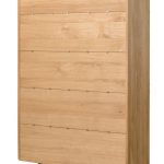 Aranżacja regał B&W 2 (dąb, wosk), nóżki czarne