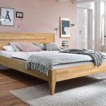 Aranżacja sypialni z łóżkiem RUNA, dąb woskowany