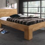 Aranżacja łóżko SARA 90x200 cm, dąb olejowany