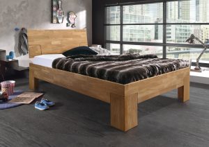 Aranżacja łóżko SARA 90x200 cm, dąb olejowany