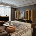 Aranżacja salonu, kolekcja mebli B&W