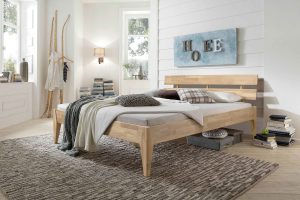 Łóżko dębowe "ELLA" 180x200 cm